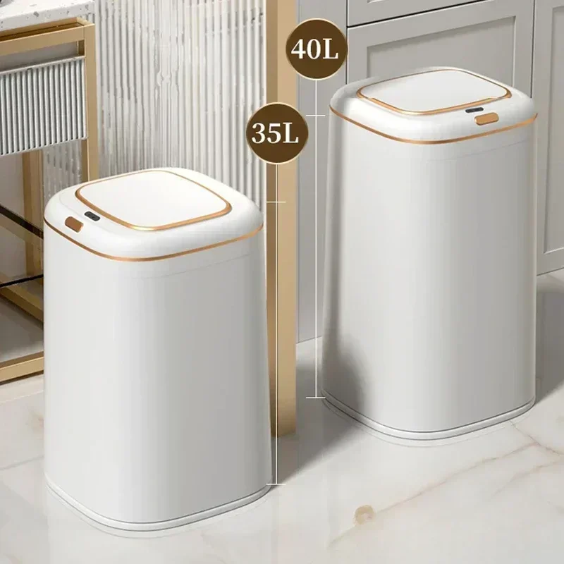 Commercial Kitchen Trash Can - Cubo de basura inteligente de 20/35/40L,