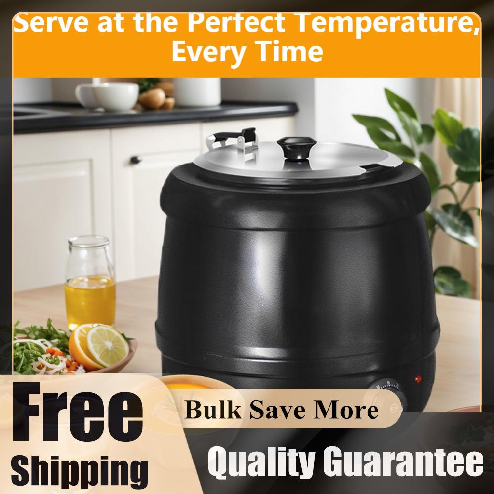 Soup Kettle Warmer - Calentador de sopa eléctrico de 10L