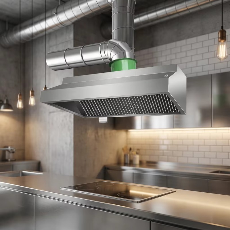 Commercial Exhaust Hood - Campana Extractora Comercial Personalizable de Acero