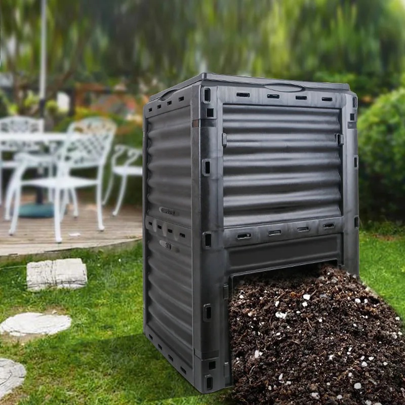 Commercial Kitchen Trash Can - Contenedor de Compostaje para Jardín, Caja