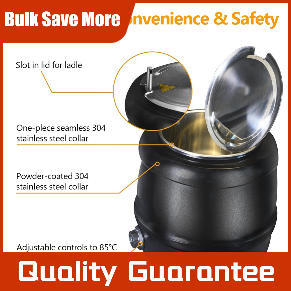Soup Kettle Warmer - Olla para Sopa de 10L con