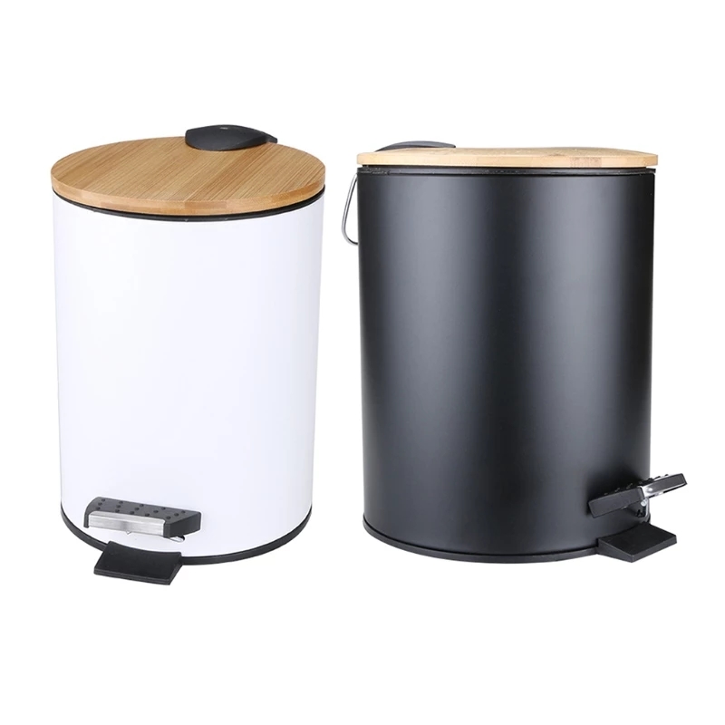 Commercial Kitchen Trash Can - Cubo de basura de madera con