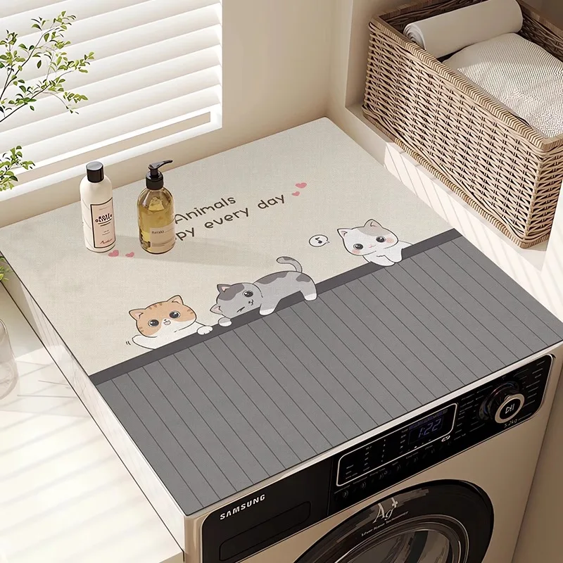 Commercial Kitchen Prep Table - VIKAMA Alfombrilla minimalista con dibujos animados