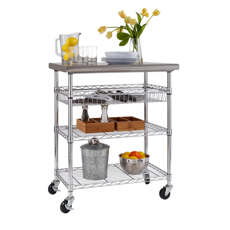 Commercial Kitchen Prep Table - Mesa de Trabajo Comercial Personalizada, Carro