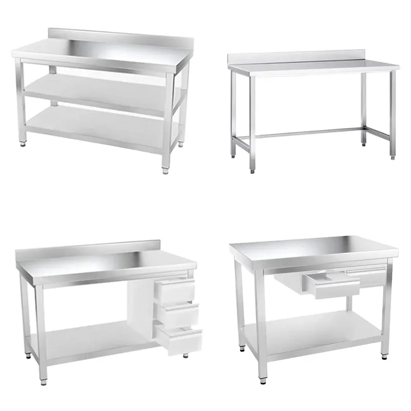 Mesa de Preparación y Trabajo  - Commercial Kitchen Prep Table reseña y precio