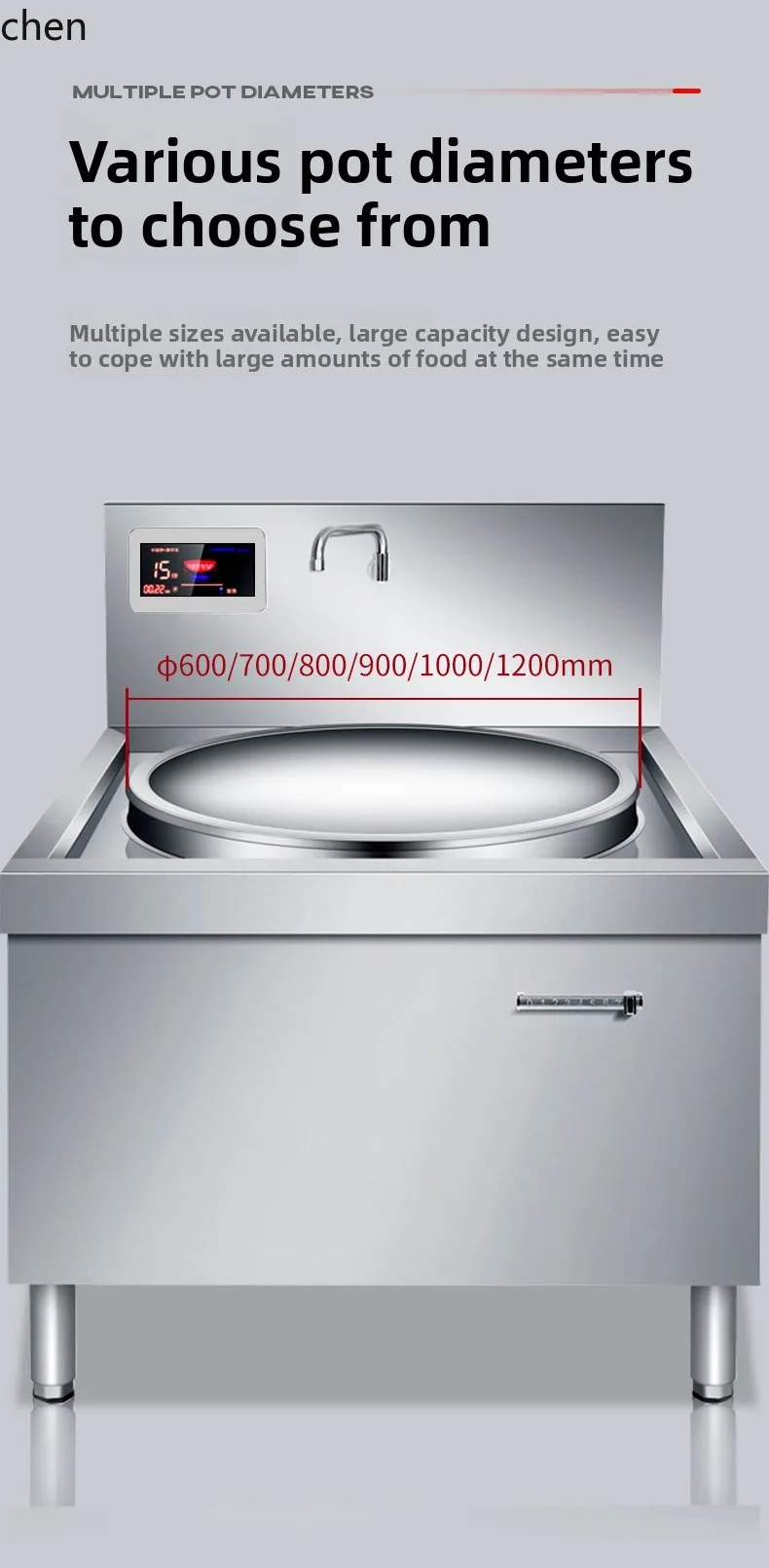 Cocina de Inducción Comercial  - Commercial Rice Cooker reseña y precio