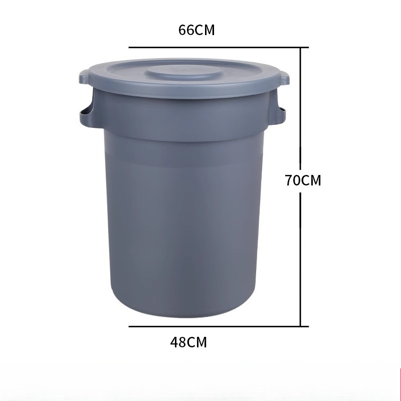 Contenedor de basura redondo B - Commercial Kitchen Trash Can reseña y precio