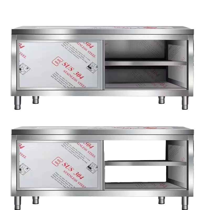 Mesa de Trabajo de Acero Inoxi - Commercial Kitchen Prep Table With Storage reseña y precio