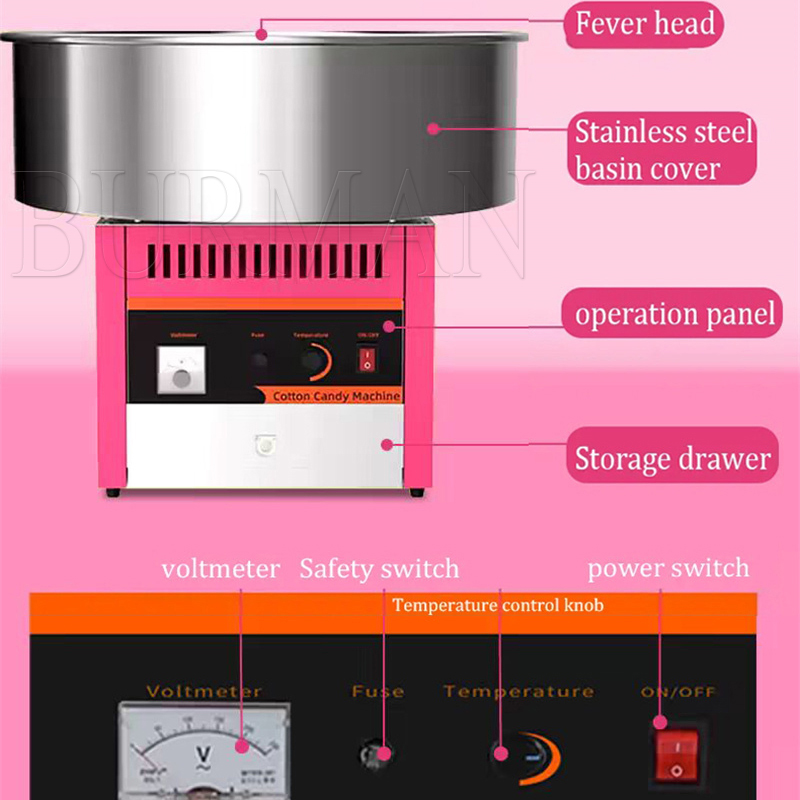 Máquina Eléctrica Comercial pa - Candy Floss Machine Commercial reseña y precio