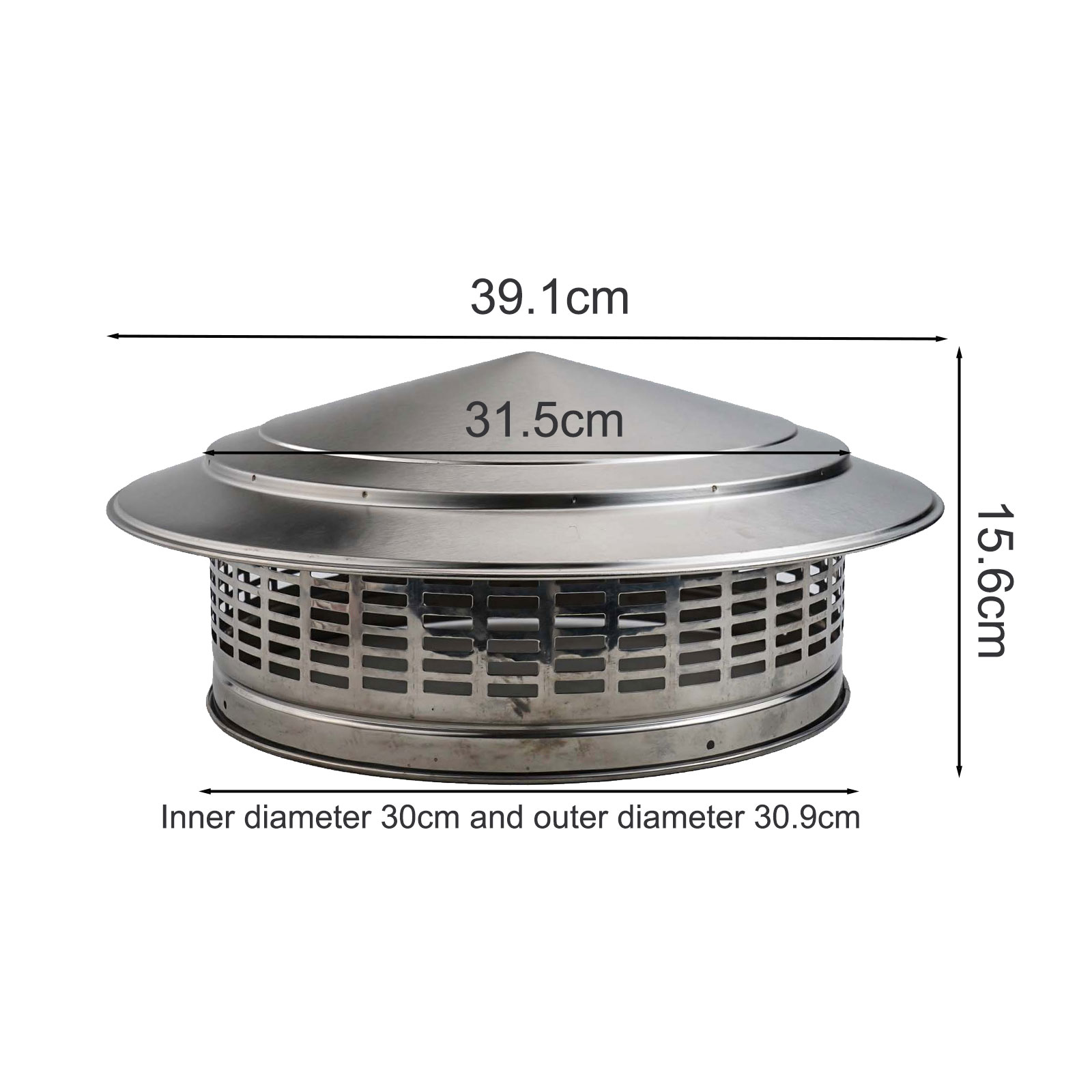 Tapa de chimenea de acero inox - Commercial Exhaust Hood reseña y precio