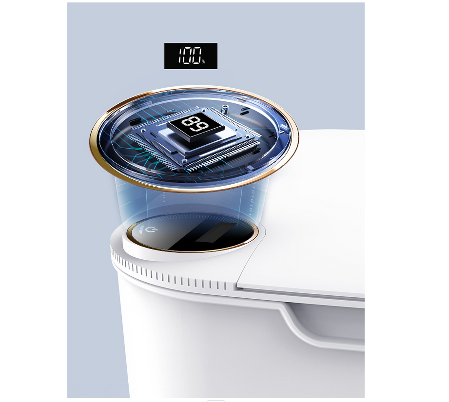 Cubo de Basura Inteligente con - Commercial Kitchen Trash Can reseña y precio