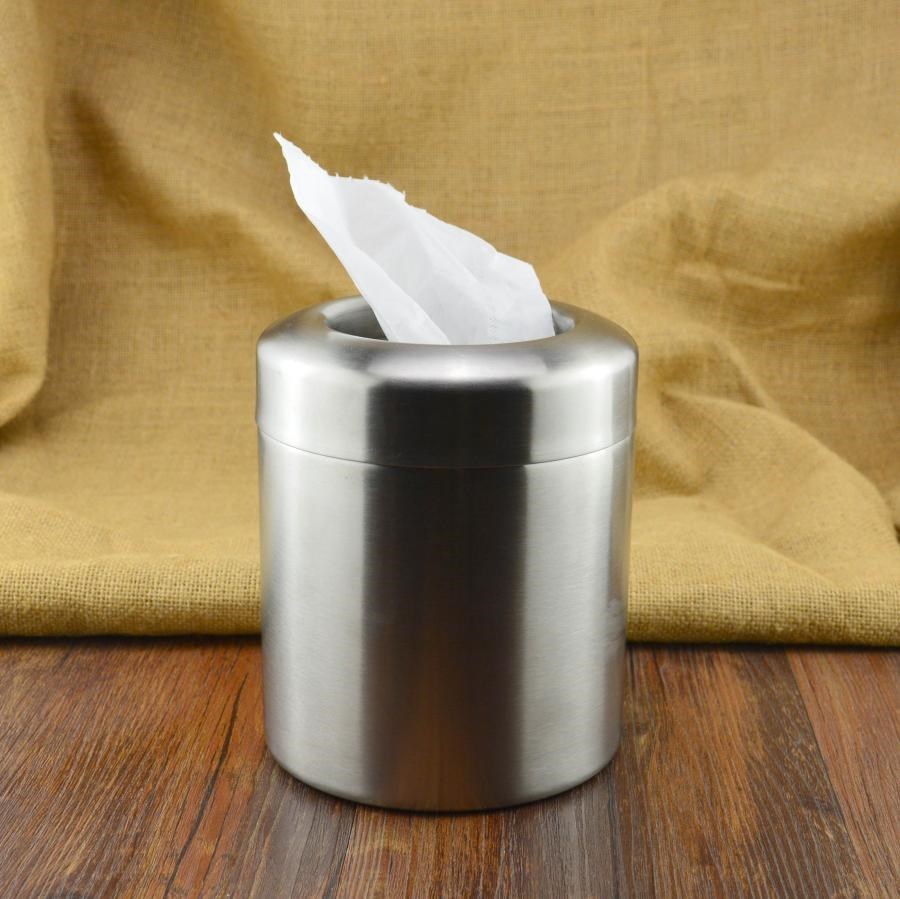 Cubo de basura de acero inoxid - Commercial Kitchen Trash Can reseña y precio