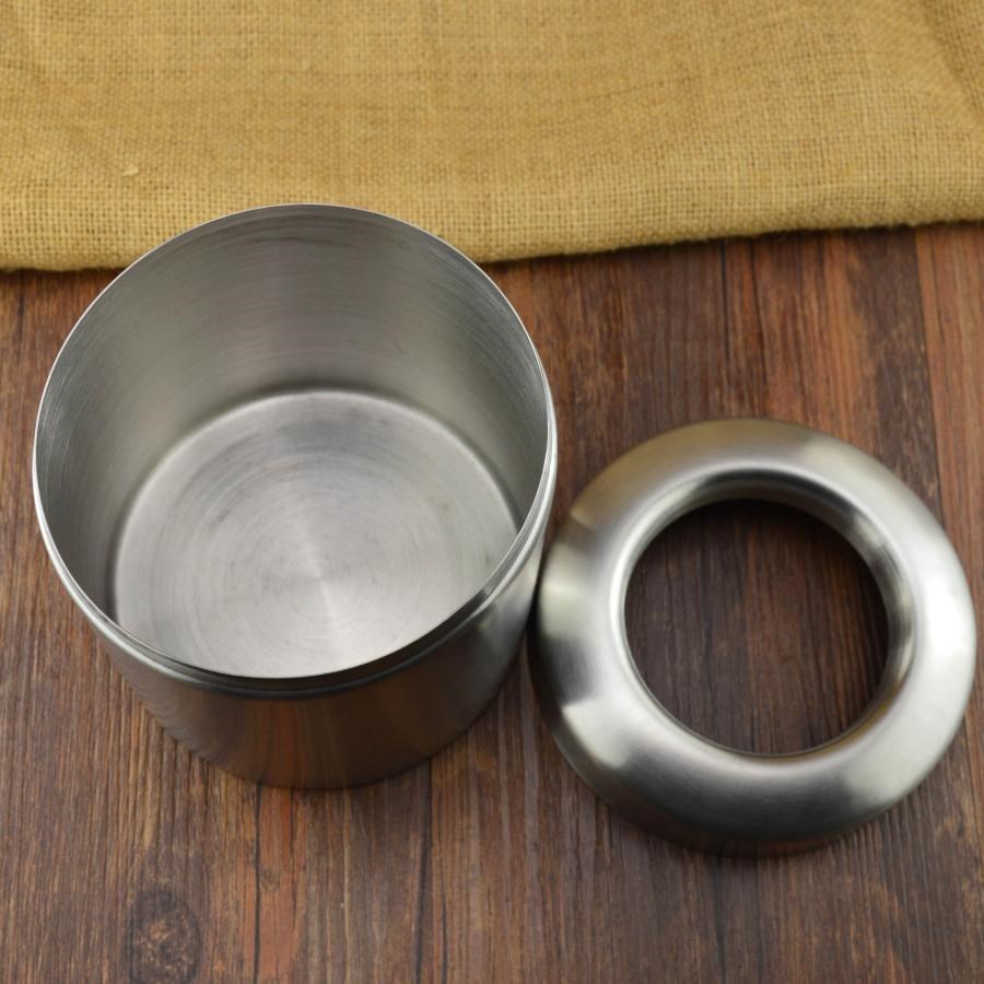 Cubo de basura de acero inoxid - Commercial Kitchen Trash Can reseña y precio