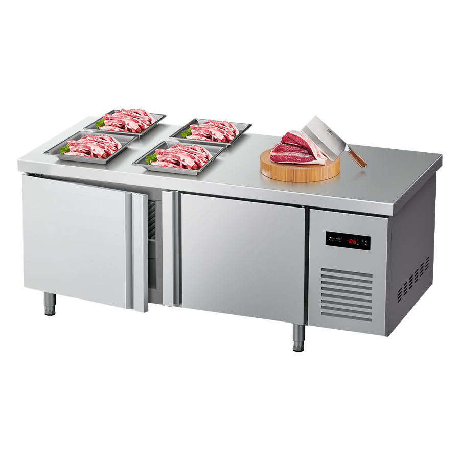 Refrigerador YINZHENG de 1.5m, - Commercial Kitchen Prep Table With Storage reseña y precio