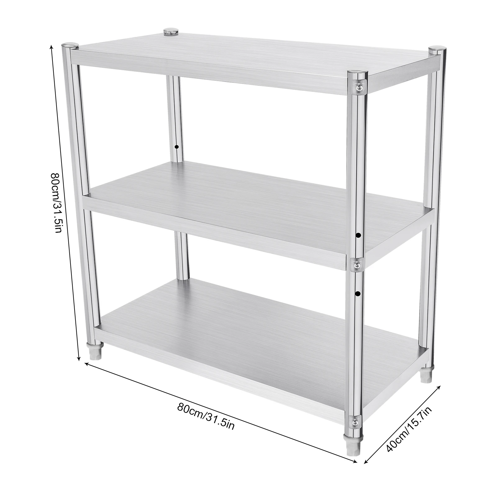 Mesa de Trabajo Resistente de  - Commercial Kitchen Prep Table With Storage reseña y precio