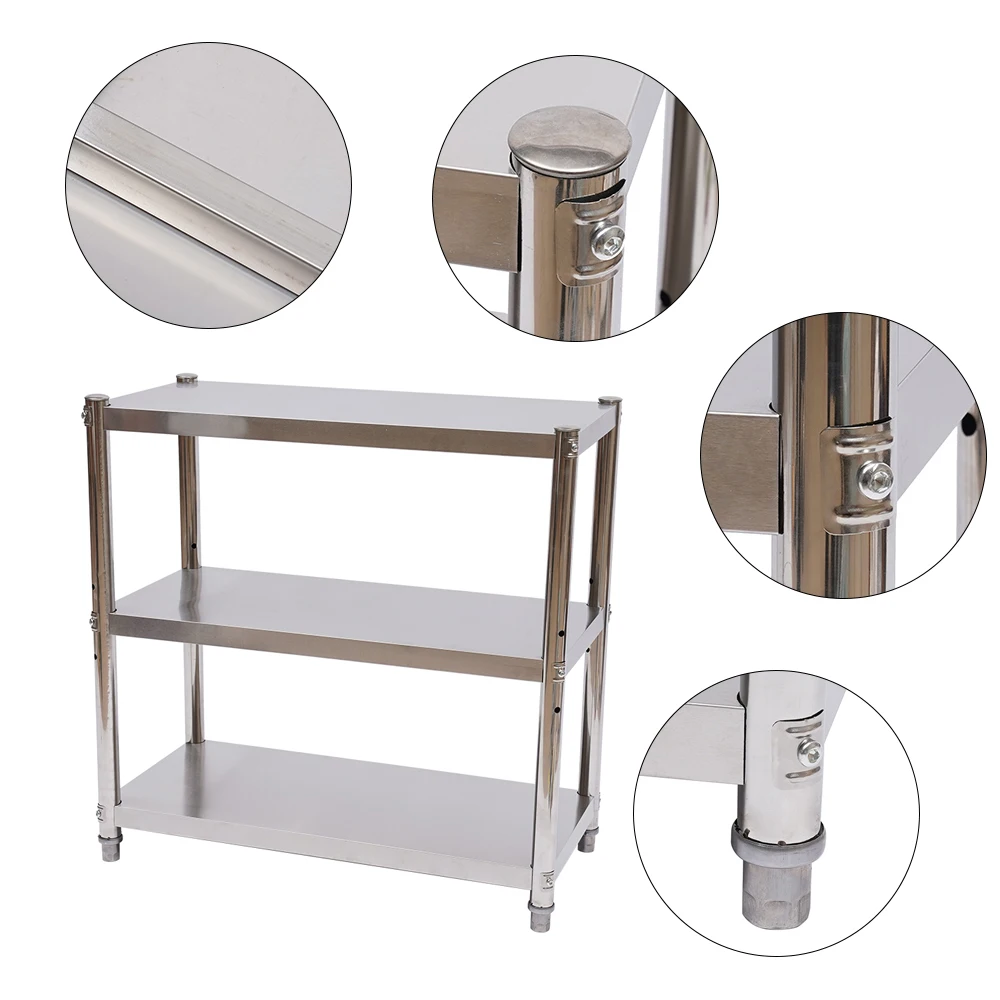 Mesa de Trabajo Resistente de  - Commercial Kitchen Prep Table With Storage reseña y precio