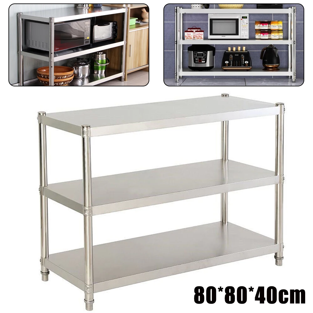 Mesa de Trabajo Resistente de  - Commercial Kitchen Prep Table With Storage reseña y precio