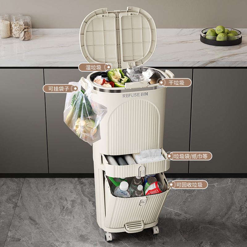 ‌ Contenedor de cocina con ped - Commercial Kitchen Trash Can reseña y precio