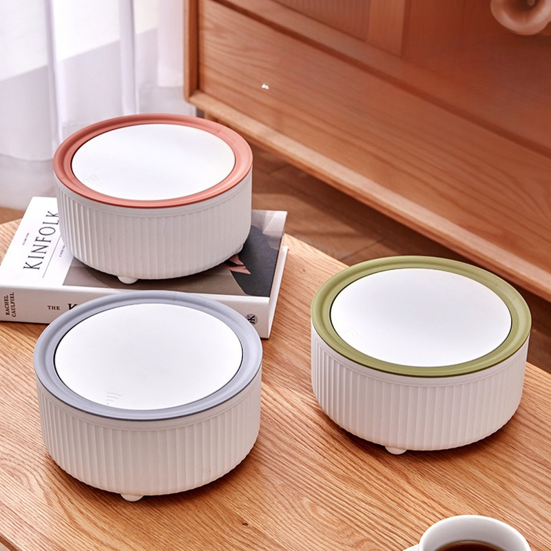 Cubo de basura redondo con tap - Commercial Kitchen Trash Can reseña y precio