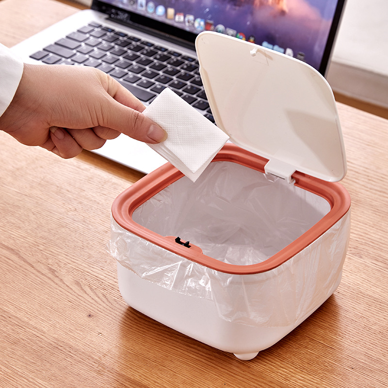 Cubo de basura redondo con tap - Commercial Kitchen Trash Can reseña y precio