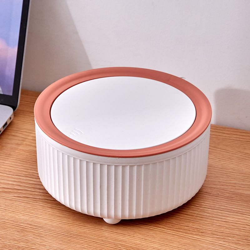 Cubo de basura redondo con tap - Commercial Kitchen Trash Can reseña y precio