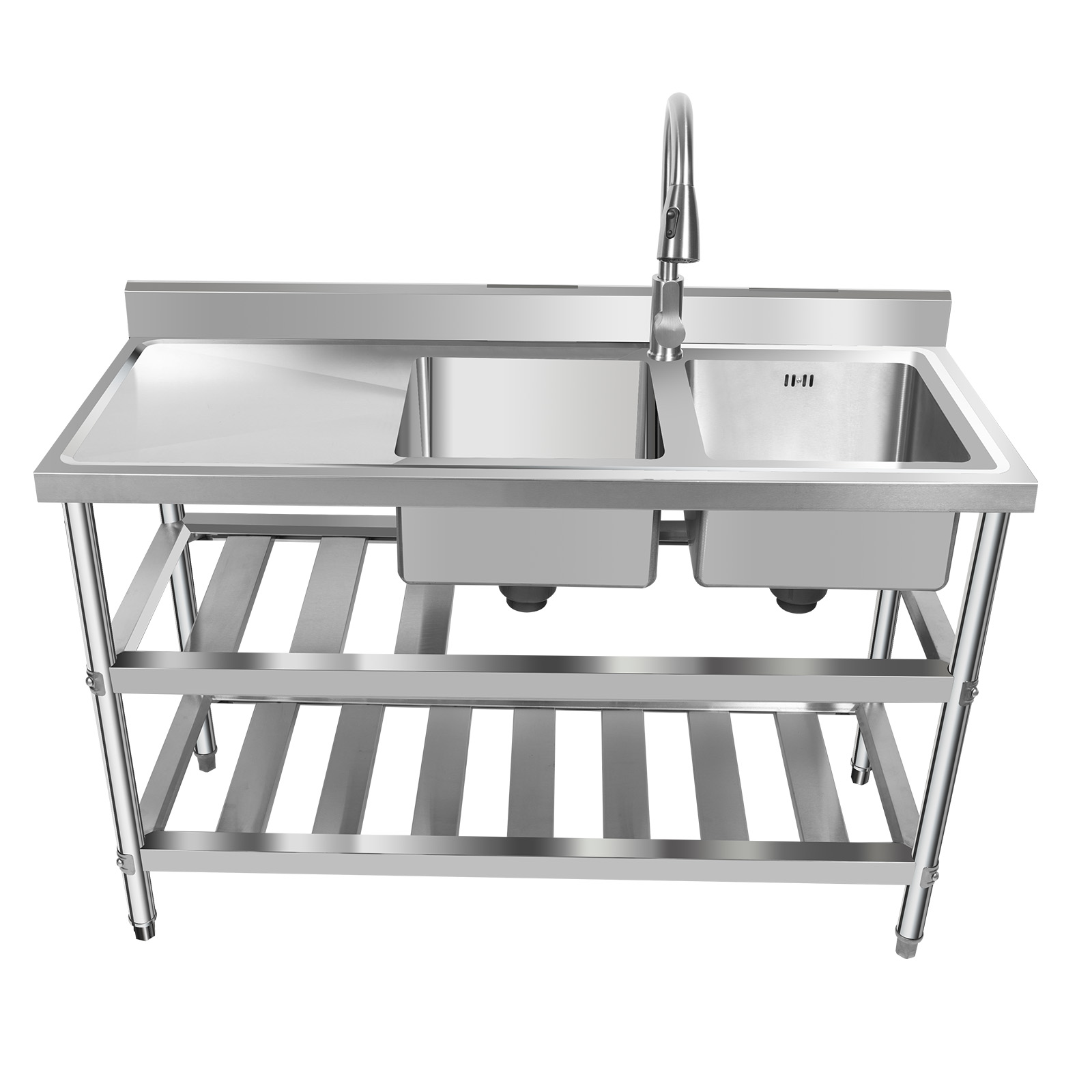Fregadero Comercial para Resta - Commercial Kitchen Prep Table With Storage reseña y precio