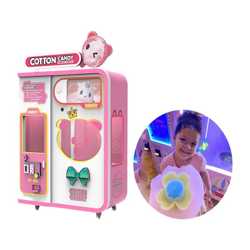 Máquina expendedora de hilo de - Candy Floss Machine Commercial reseña y precio