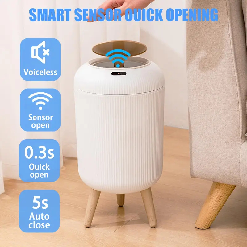 Cubo de Basura Automático con  - Commercial Kitchen Trash Can reseña y precio