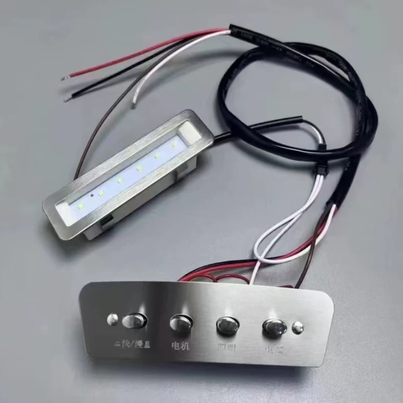 Interruptor de botón de 4 tecl - Commercial Exhaust Hood reseña y precio