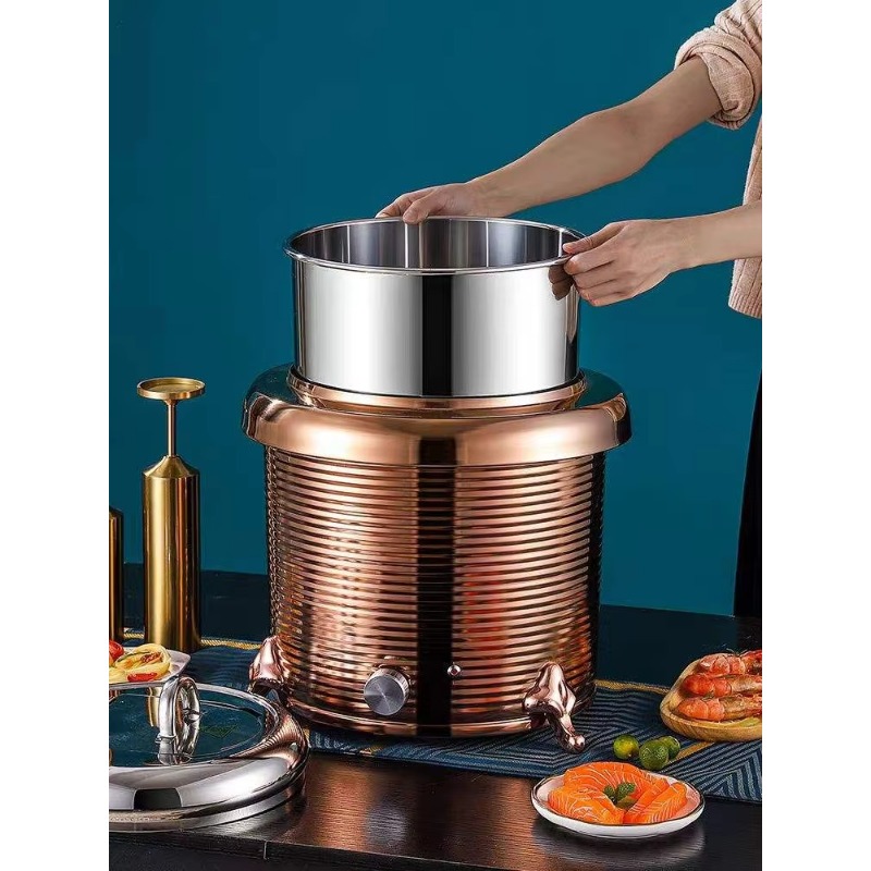 Equipo de restaurante 11L 13L  - Soup Kettle Warmer reseña y precio