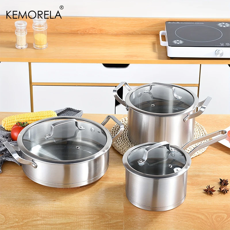 Juego de ollas de acero inoxid - Soup Kettle Warmer reseña y precio