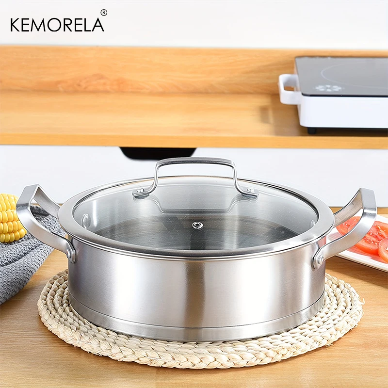 Juego de ollas de acero inoxid - Soup Kettle Warmer reseña y precio