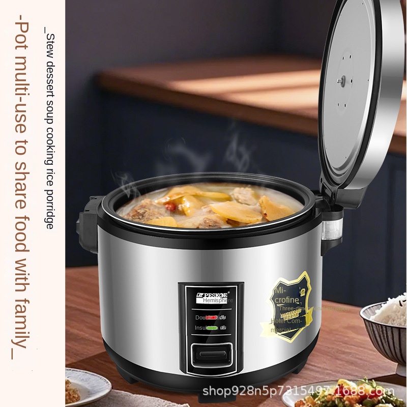 Olla arrocera de acero inoxida - Commercial Rice Cooker reseña y precio