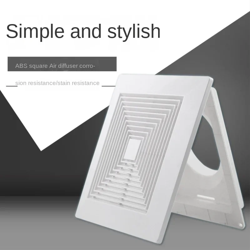 1 Uds ABS difusor cuadrado air - Commercial Exhaust Hood reseña y precio