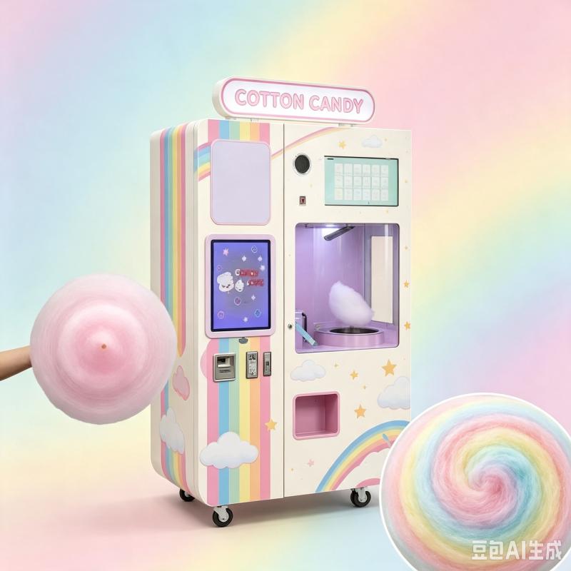 Máquina expendedora de algodón - Candy Floss Machine Commercial reseña y precio