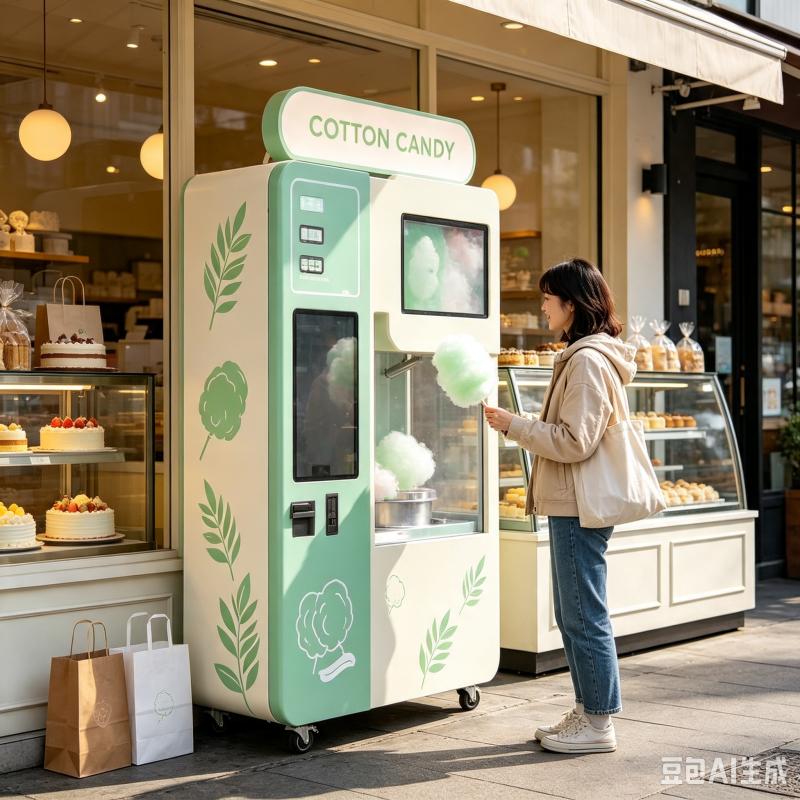 Máquina expendedora de algodón - Candy Floss Machine Commercial reseña y precio