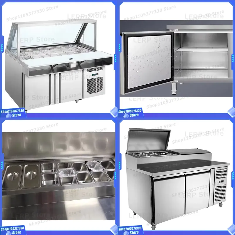 Mesa de Preparación Refrigerad - Commercial Kitchen Prep Table reseña y precio
