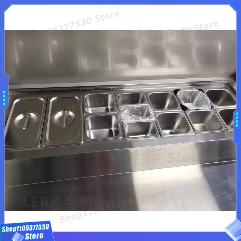 Mesa de Preparación Refrigerad - Commercial Kitchen Prep Table reseña y precio