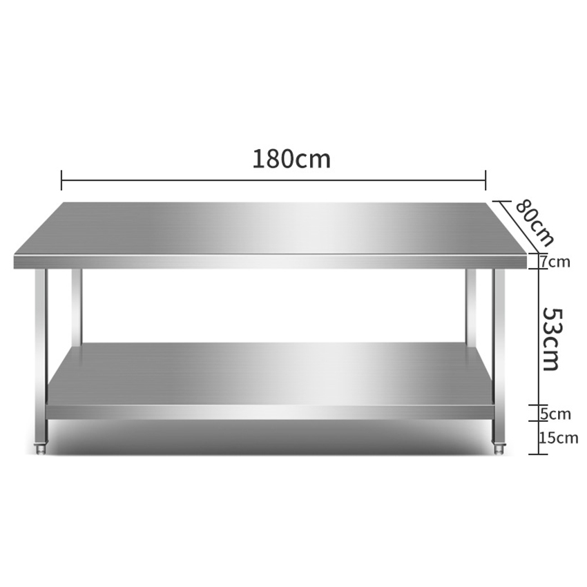 Mesa de trabajo de cocina come - Commercial Kitchen Prep Table reseña y precio