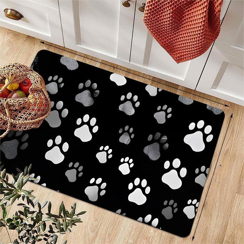 Alfombra con estampado de pata - Commercial Kitchen Design reseña y precio
