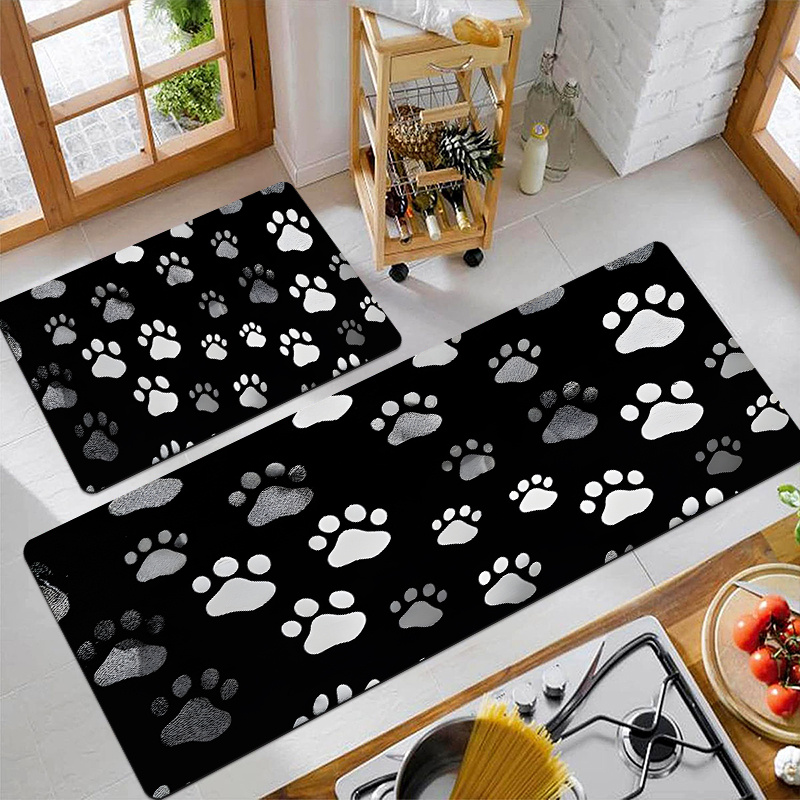 Alfombra con estampado de pata - Commercial Kitchen Design reseña y precio