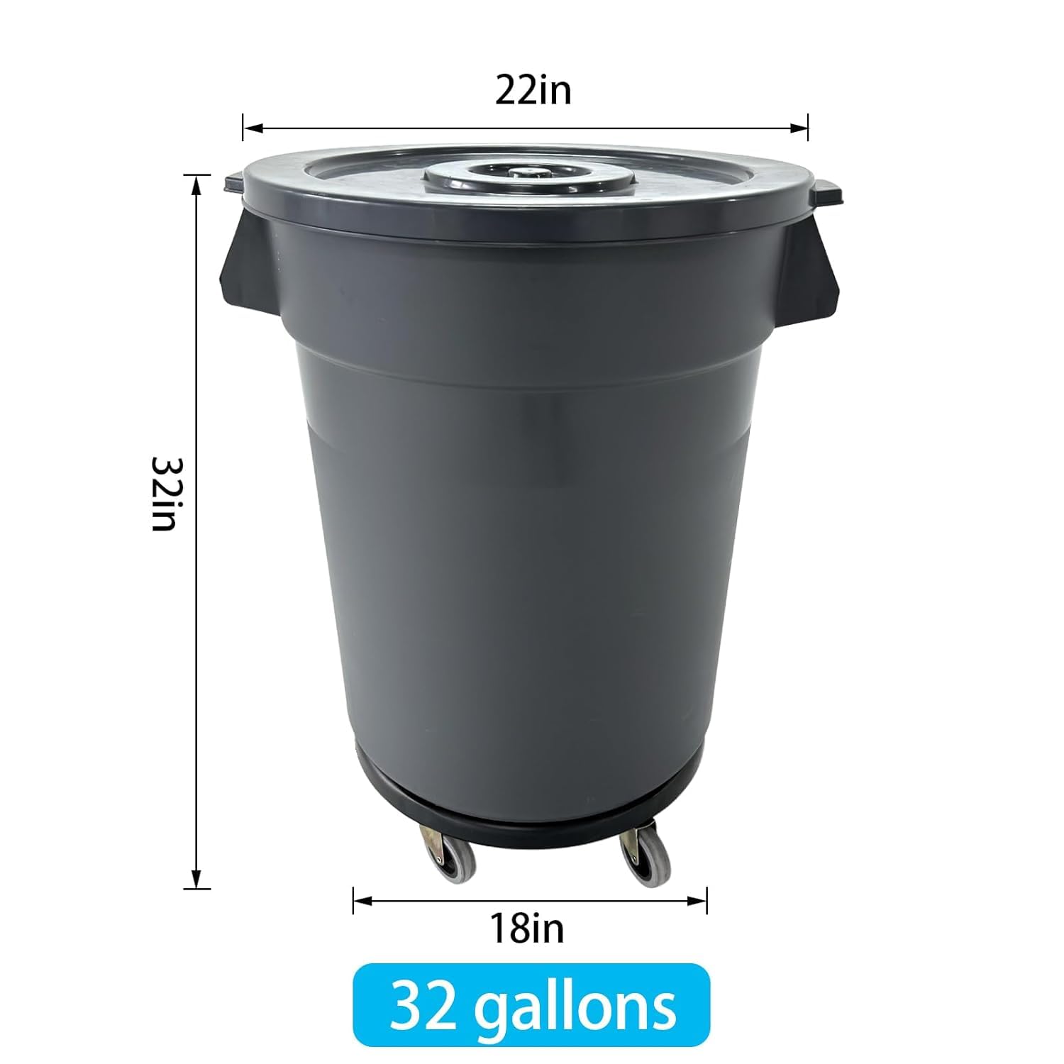 Contenedor de Basura para Exte - Commercial Kitchen Trash Can reseña y precio