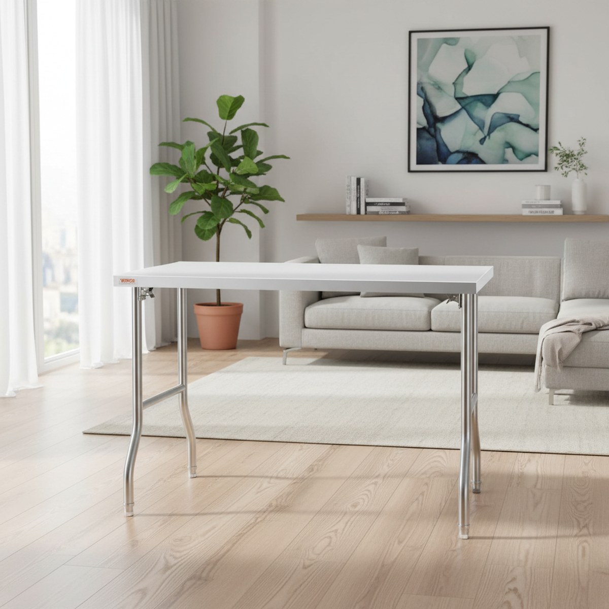 Mesa de preparación plegable d - Commercial Kitchen Prep Table reseña y precio